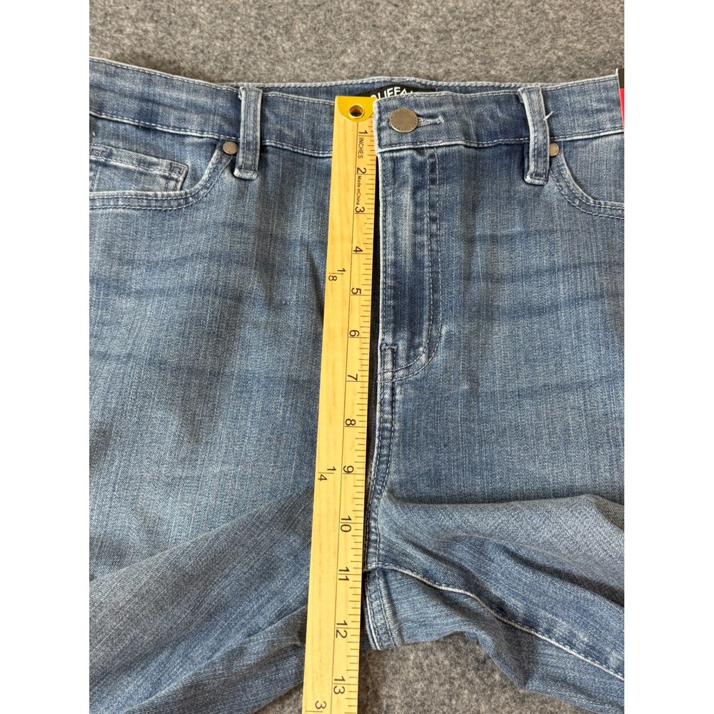 Buffalo David Bitton Alyssa Straight Leg Women 8/29 Blue NWT High Rise Stretch - Picture 8 of 10